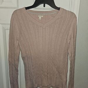 Sonoma Women's Blush V-Neck Sweater